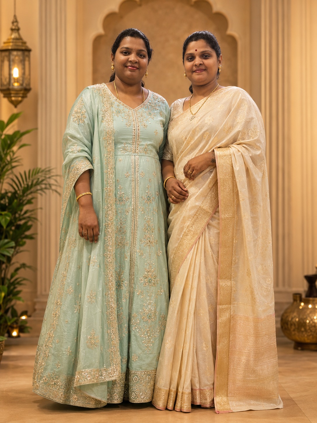Harshini Gudivada and Harshala N of The Gift Smith