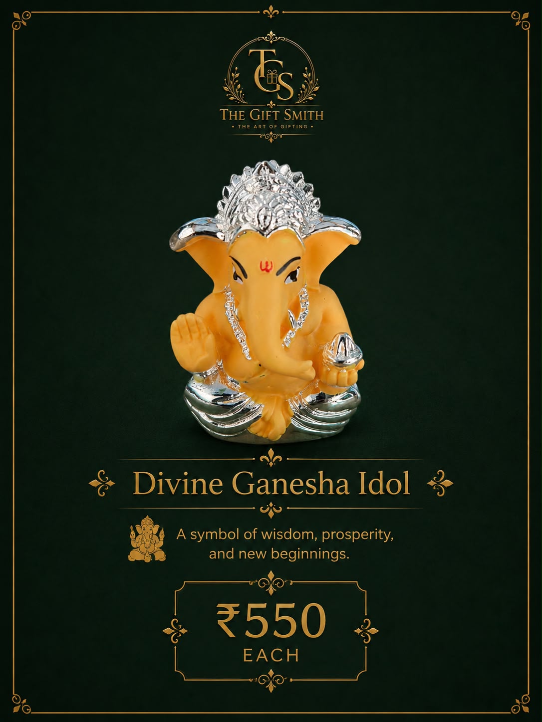 Divine Ganesha Idol