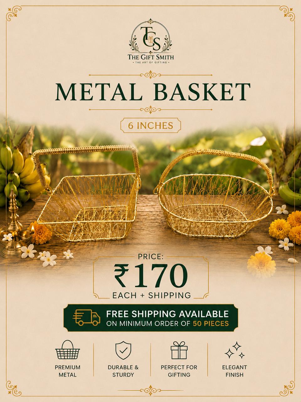 Metal Basket (6 Inches)
