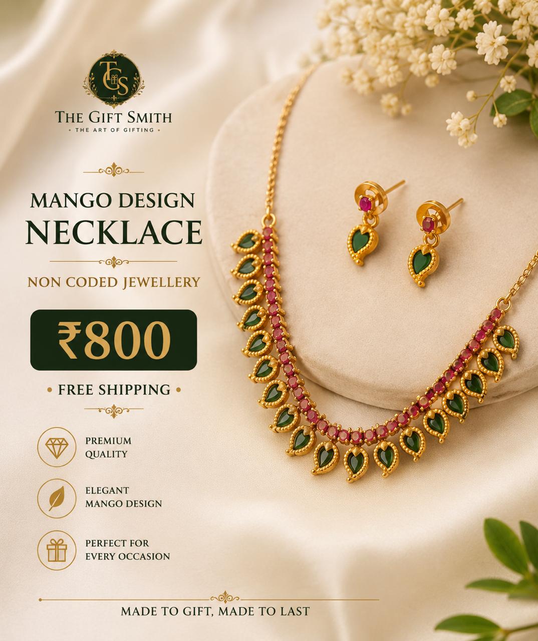 Mango Design Necklace