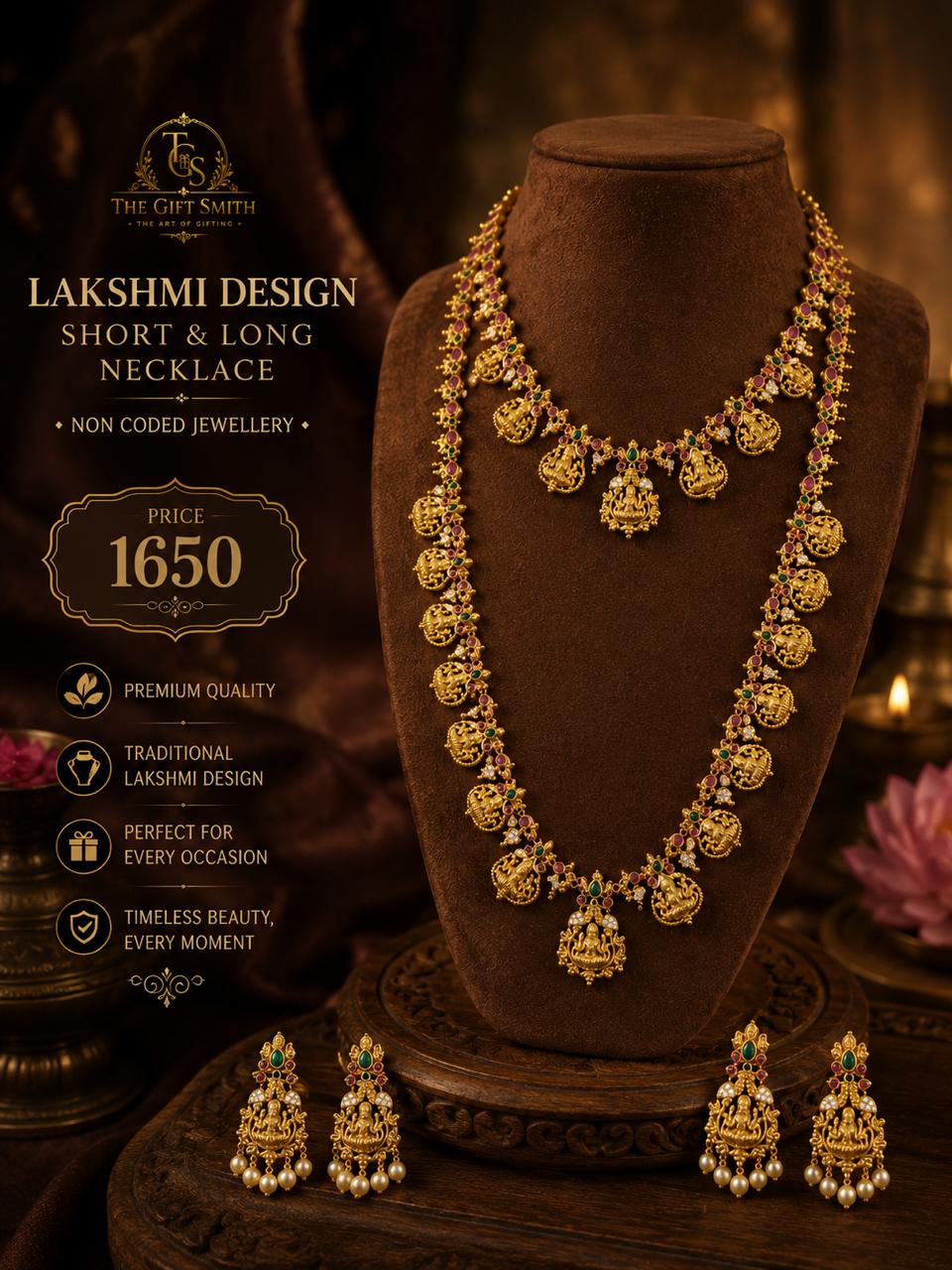 Lakshmi Design Short & Long Necklace