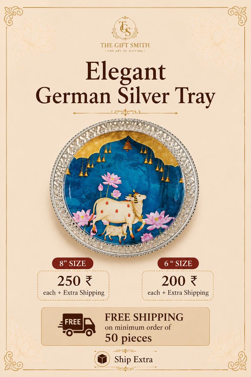 Elegant German Silver Tray