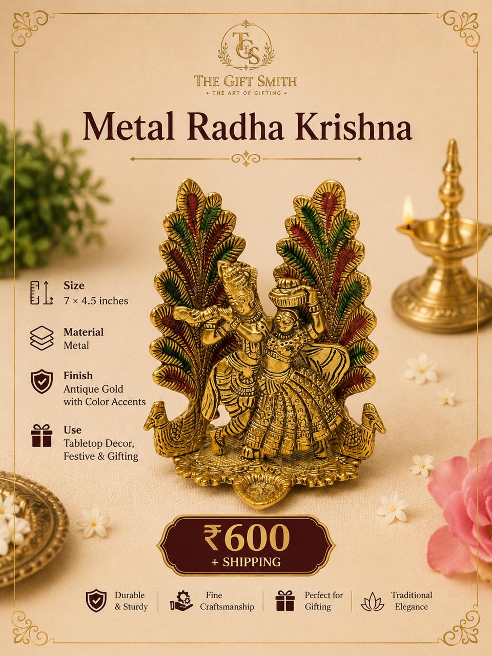 Metal Radha Krishna