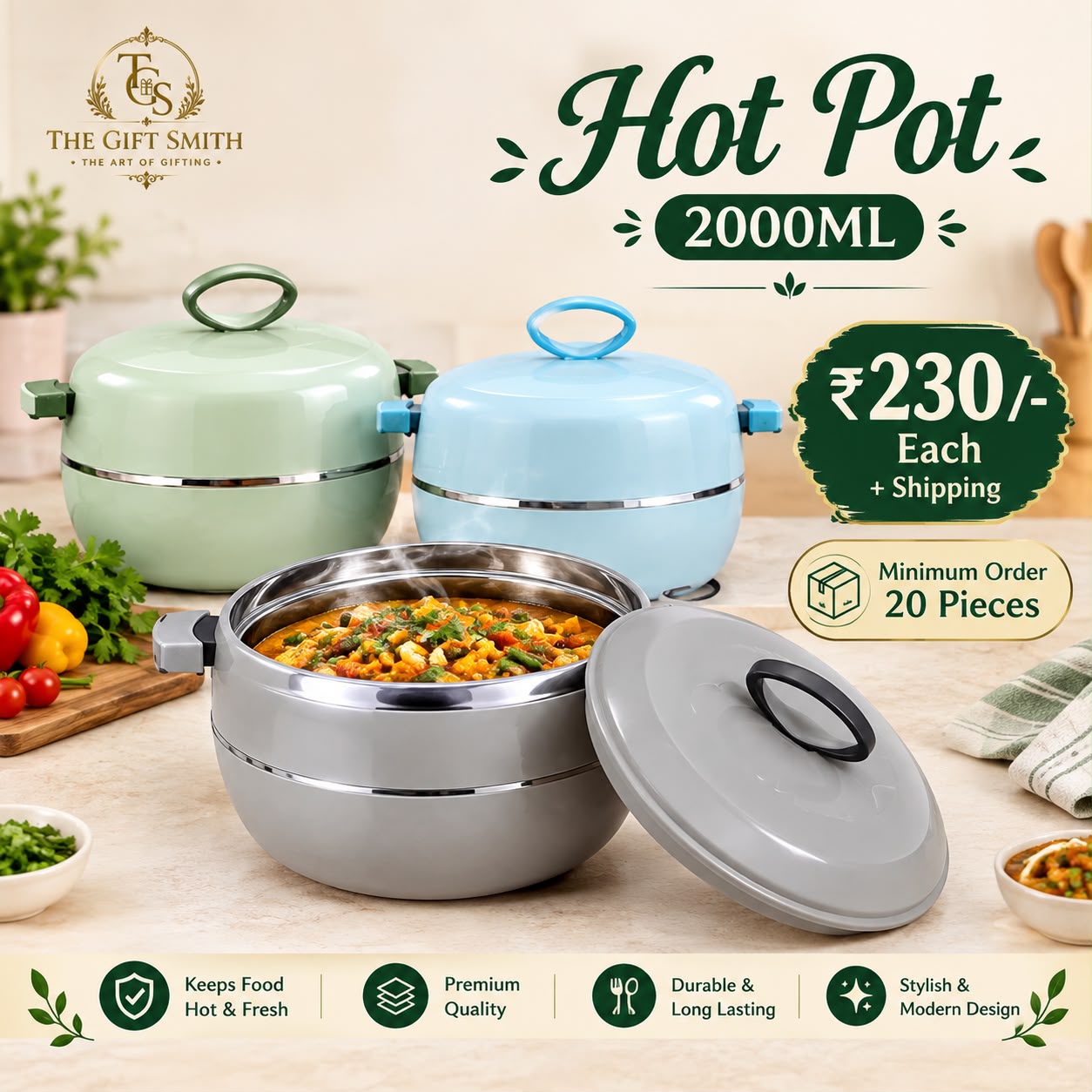 Stylish Hot Pot (2000ML)