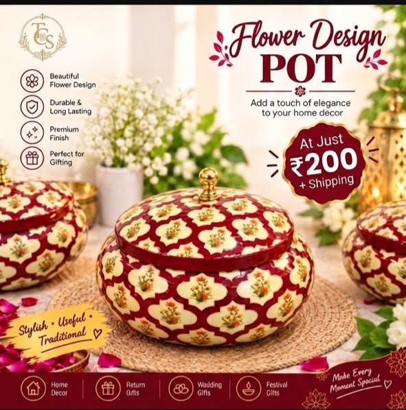 Flower Design Pot